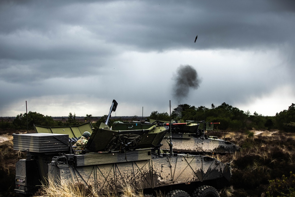 Danish Soldiers Conduct Live-Fire Operation During Dynamic Front 23