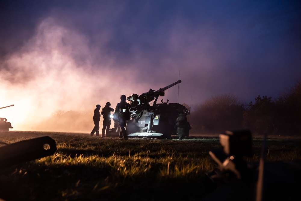 French Soldiers Conduct Live-Fire Operation During Dynamic Front 23