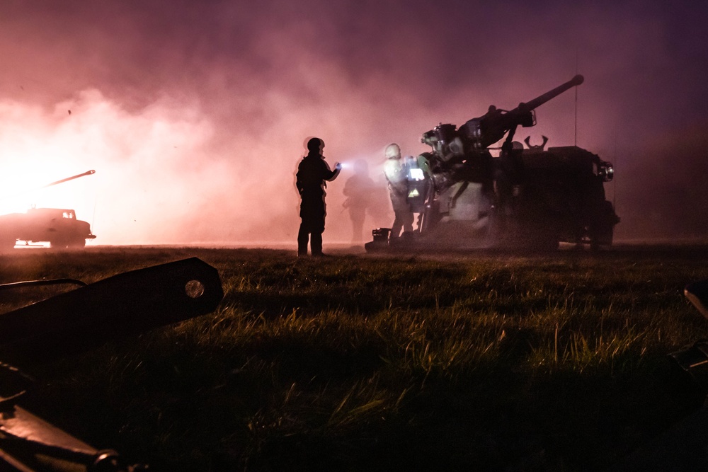 French Soldiers Conduct Live-Fire Operation During Dynamic Front 23