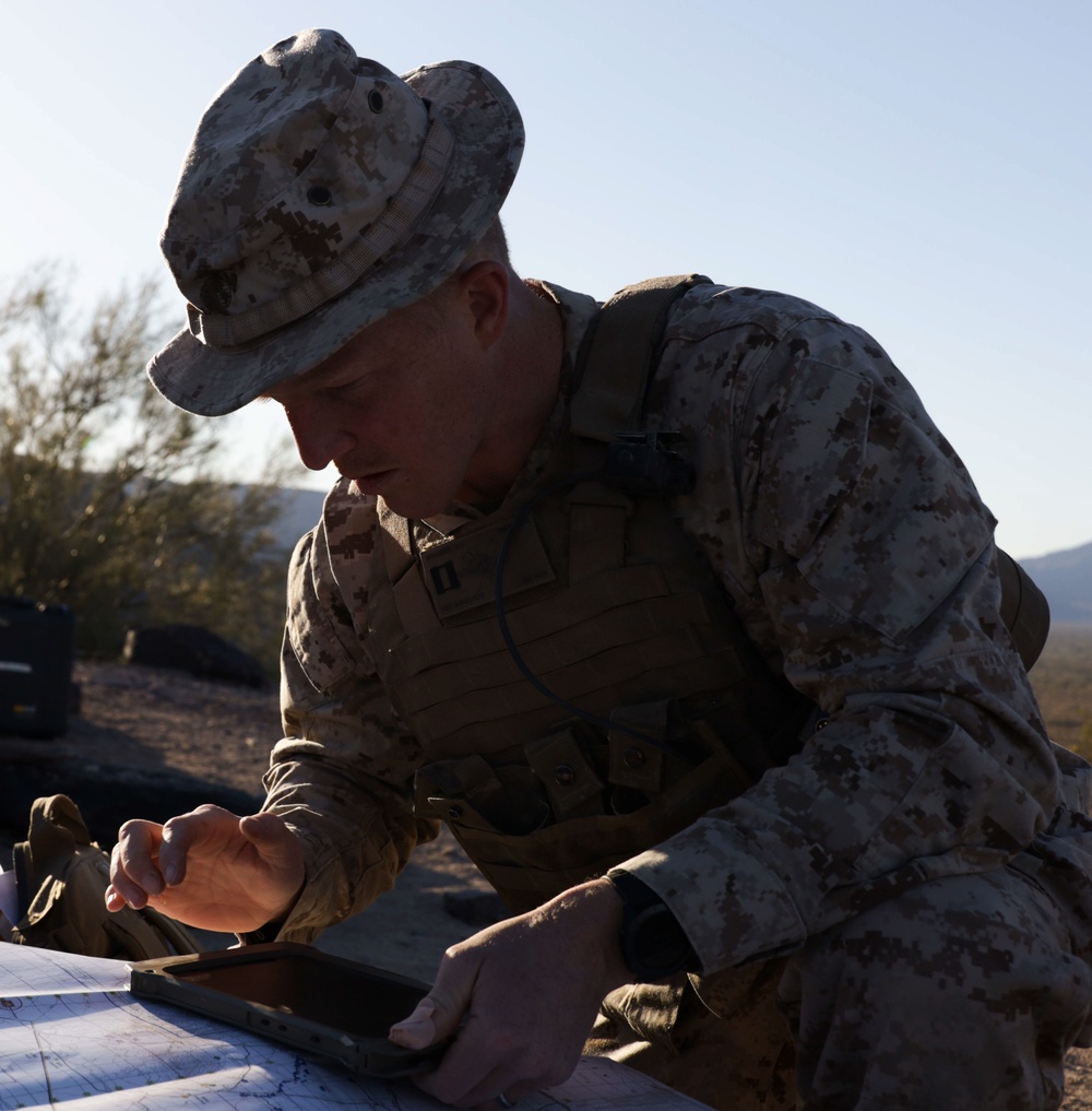 1st ANGLICO Coordinates Simulated Airstrikes