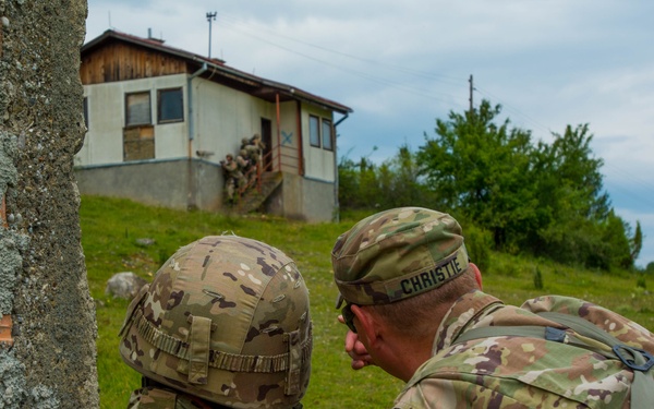 Maine, Montenegro state partners improve troop-leading skills
