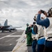 USS Carl Vinson (CVN) Hosts Distinguished Visitors during Flight Operations in the Pacific Ocean