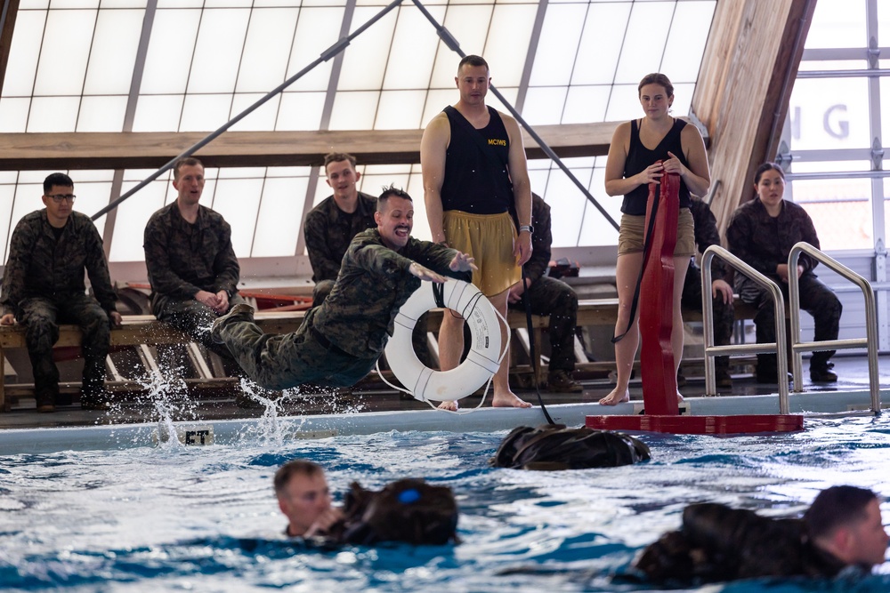 Who knew Devil Dogs could swim?