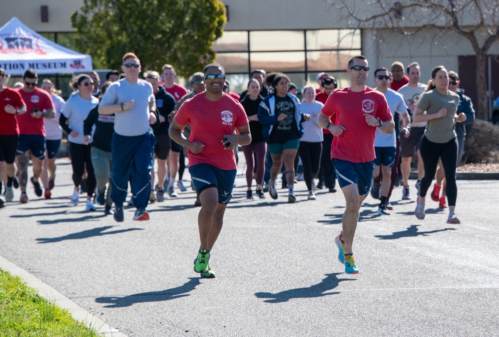 Operation Homecoming warrior fun run obstacle course