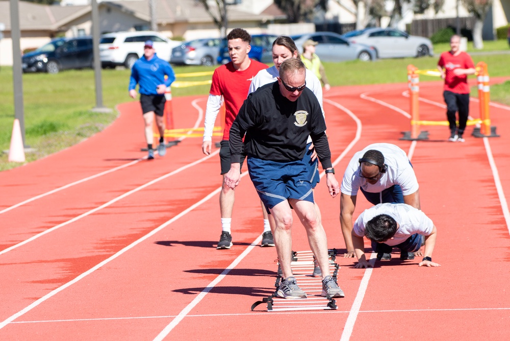 Operation Homecoming warrior fun run obstacle course