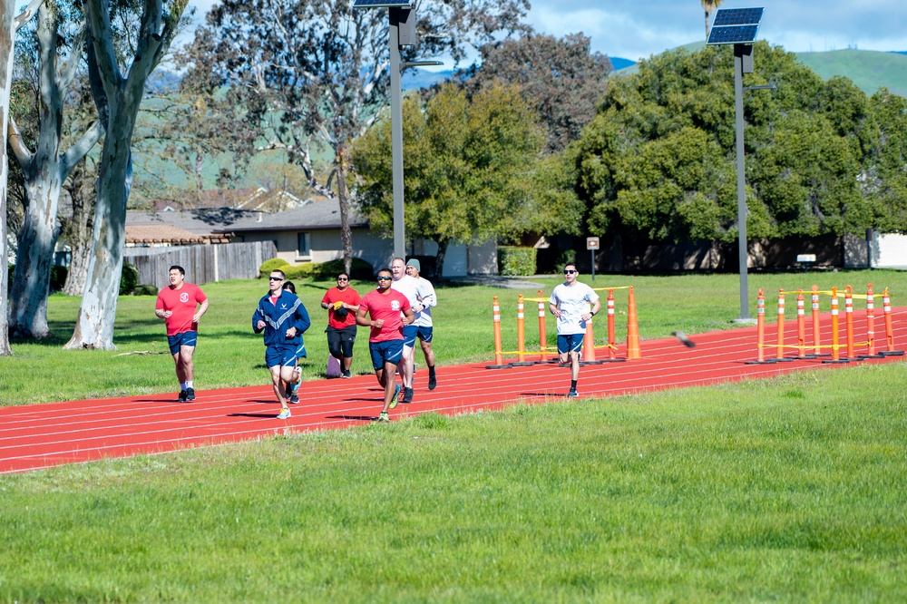 Operation Homecoming warrior fun run obstacle course