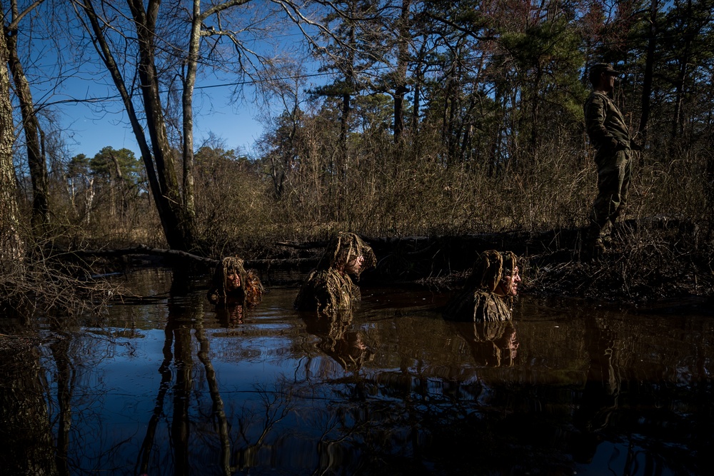 1-114th Reconnaissance and Sniper Platoon Ghillie Wash