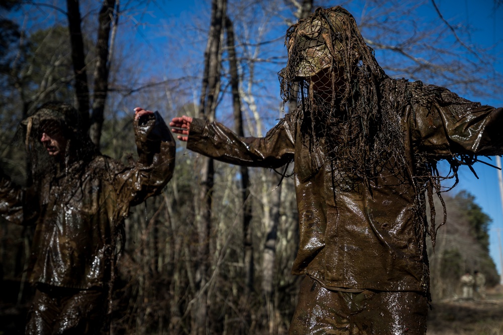 1-114th Reconnaissance and Sniper Platoon Ghillie Wash