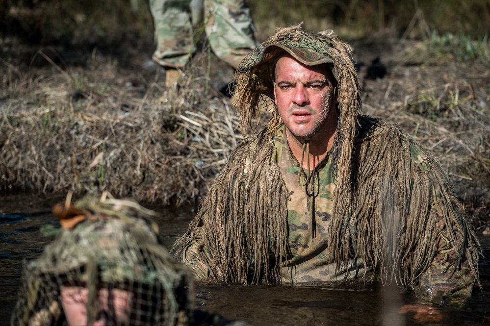 1-114th Reconnaissance and Sniper Platoon Ghillie Wash