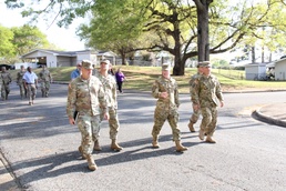 Fort Rucker CG conducts walking town hall in Allen Heights neighborhood
