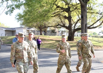 Fort Rucker CG conducts walking town hall in Allen Heights neighborhood