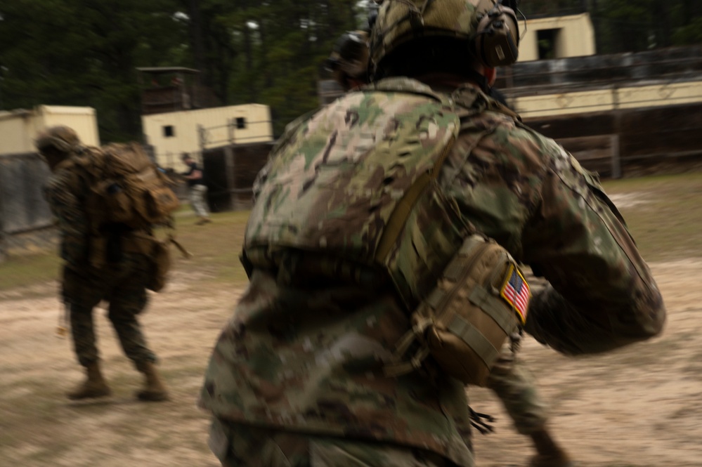 COMCAM reacts to an exercise combat scenario