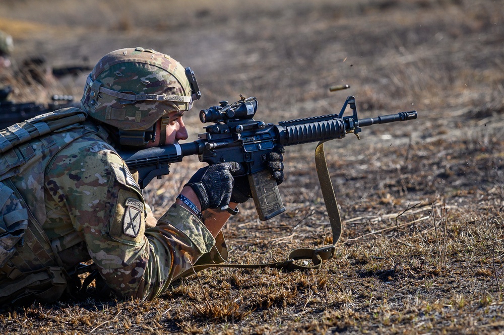 Bravo Co. 1-114th conducts training