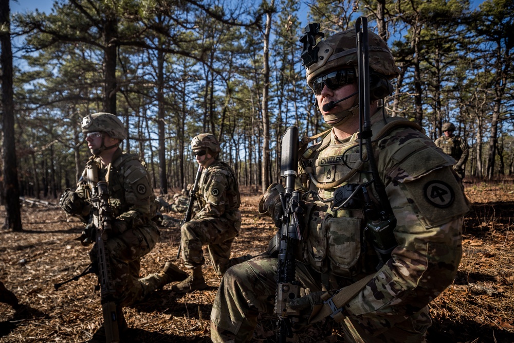 Bravo Co. 1-114th conducts training