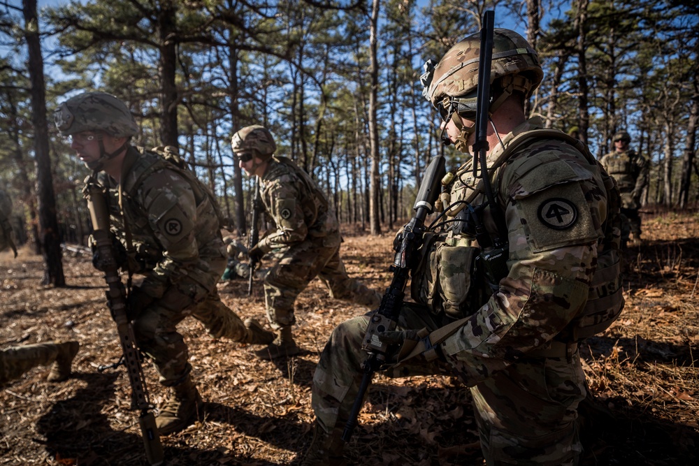 Bravo Co. 1-114th conducts training