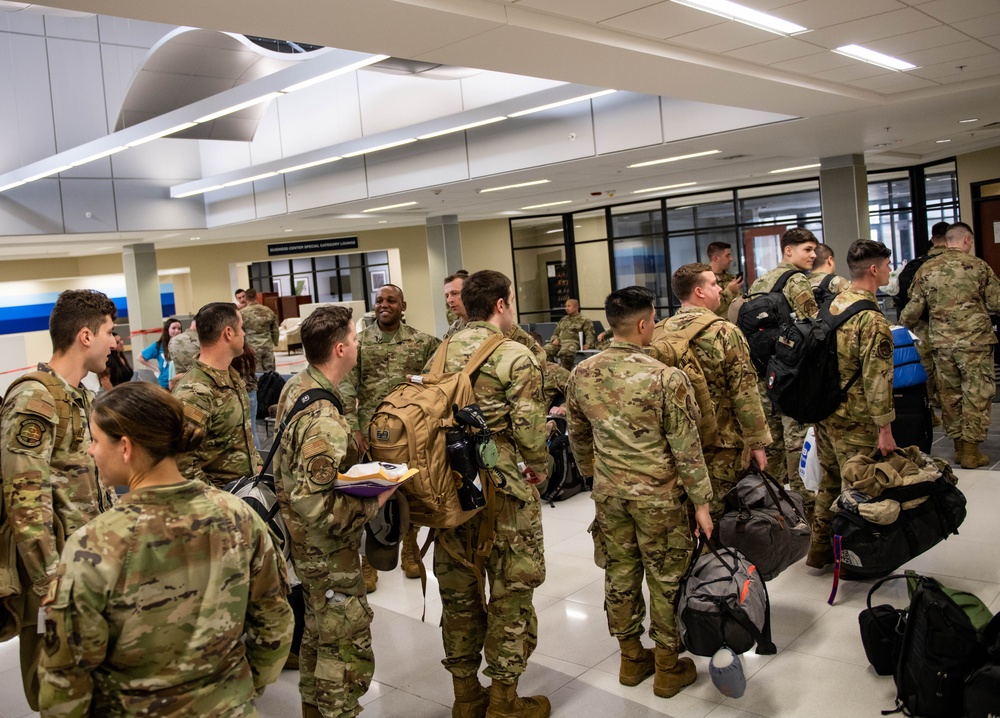 437th Airlift Wing Airmen deploy to Al Udeid