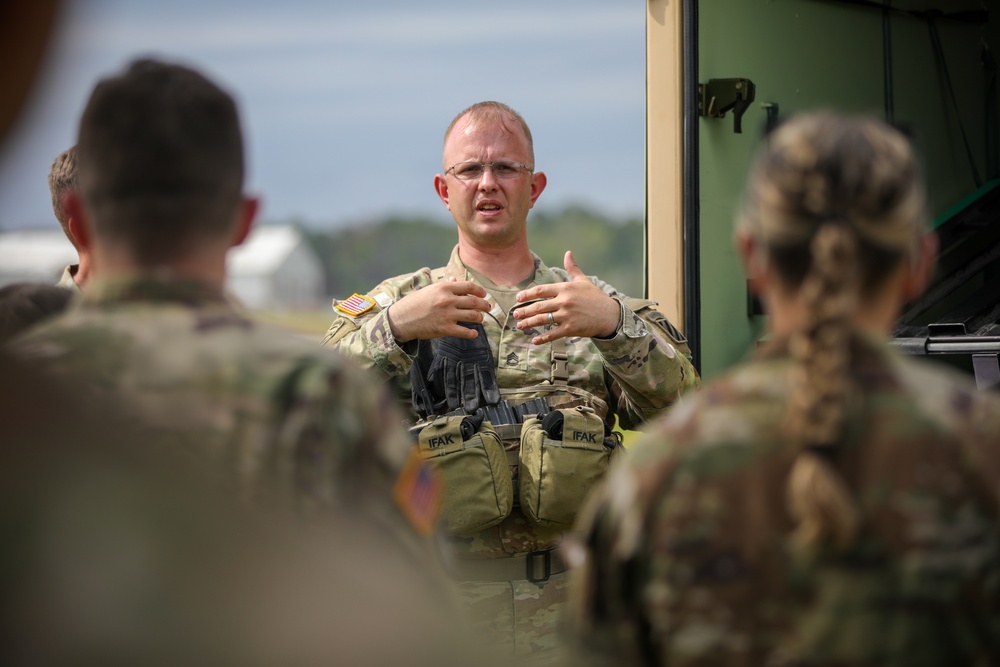 1st Armored Brigade Combat Team Conducts Medical Multilateral Airborne Training