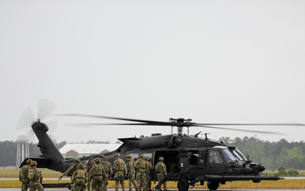 1st Armored Brigade Combat Team Conducts Medical Multilateral Airborne Training