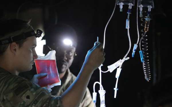 1st Armored Brigade Combat Team Conducts Medical Multilateral Airborne Training