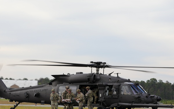 1st Armored Brigade Combat Team Conducts Medical Multilateral Airborne Training