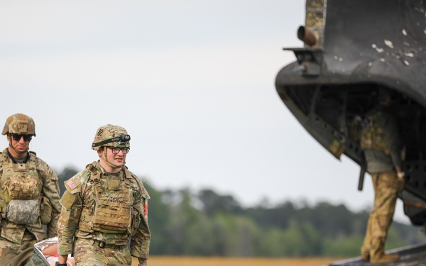 1st Armored Brigade Combat Team Conducts Medical Multilateral Airborne Training
