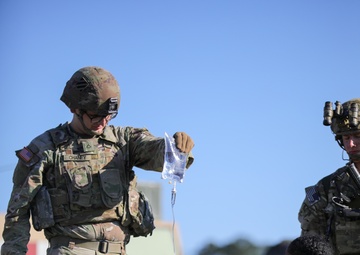 1st Armored Brigade Combat Team Conducts Medical Multilateral Airborne Training