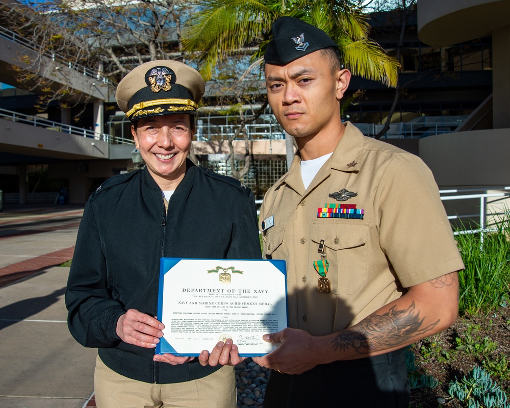 NMRTC San Diego Awards Sailors