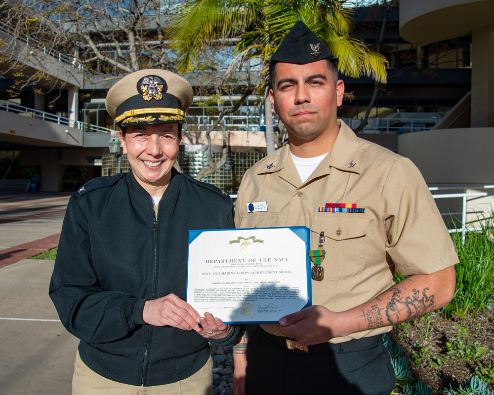 NMRTC San Diego Awards Sailors