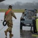 Maintainers prepare to generate aircraft during inspection