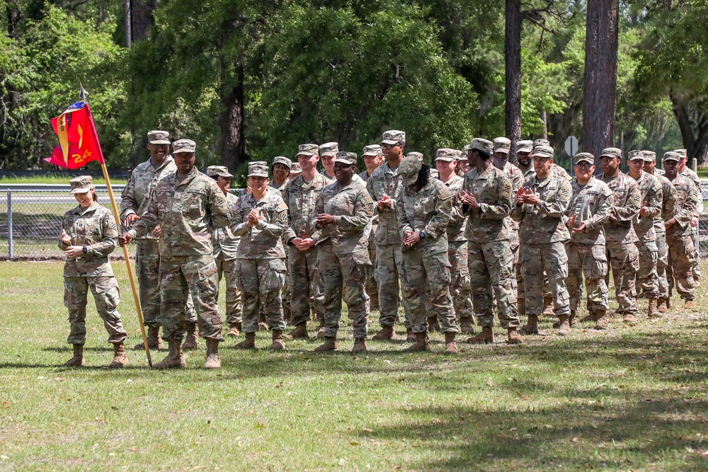 Bravo Company 87th Battalion earns DUI-free guidon streamer