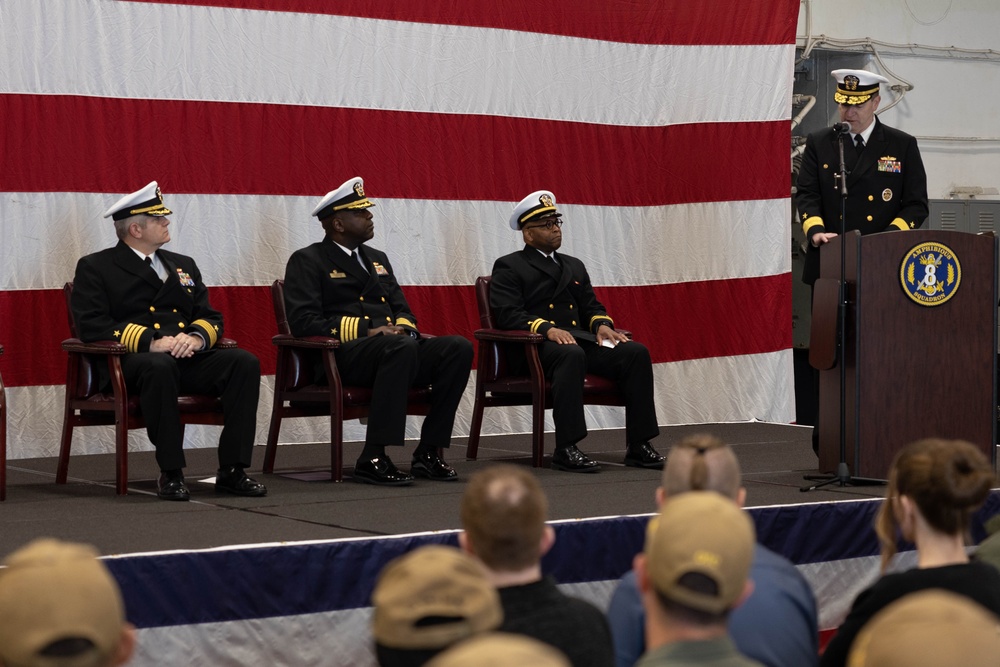 DVIDS - Images - USS Bataan holds Amphibious Squadron Eight change of