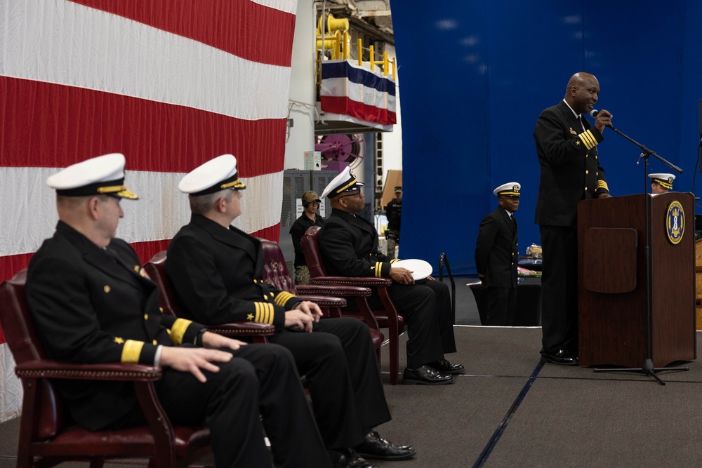 USS Bataan holds Amphibious Squadron Eight change of command