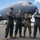 B-52 and KC-46 Aircraft integrate to fly over the Caribbean