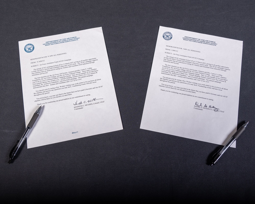 Team Minot kicks off Air Force Assistance Fund campaign