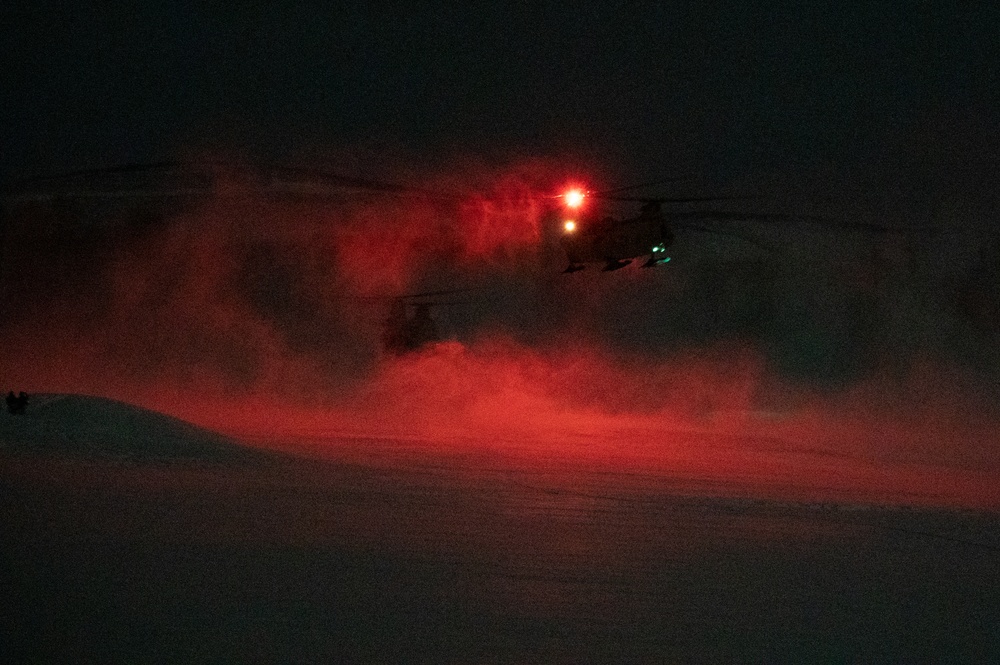 2-11 paratroopers conduct tactical air movement during JPMRC-AK 23-02