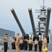 Naval Museum hosts a re-enlistment ceremony aboard Battleship Wisconsin