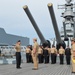 Naval Museum hosts a re-enlistment ceremony aboard Battleship Wisconsin