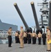 Naval Museum hosts a re-enlistment ceremony aboard Battleship Wisconsin