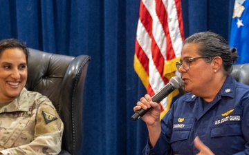 Trailblazing Military Leaders: Cmdr. Lisa Sharkey and Fellow Female Commanders Inspire at Women's History Month Event