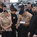 Naval Museum hosts a re-enlistment ceremony aboard Battleship Wisconsin