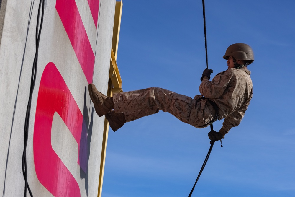 Alpha Company Rappel Tower