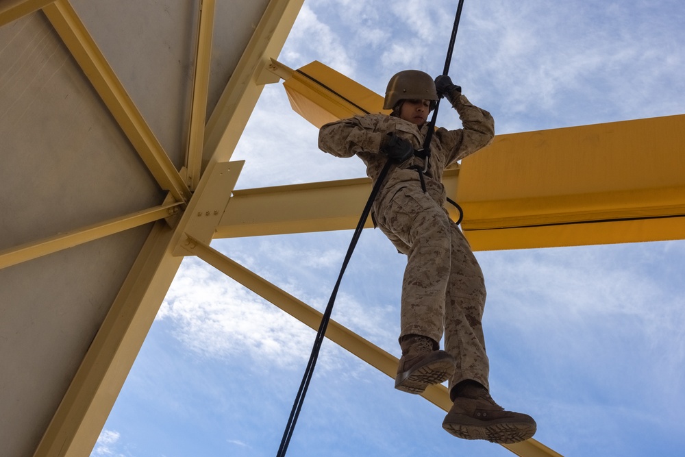 Alpha Company Rappel Tower