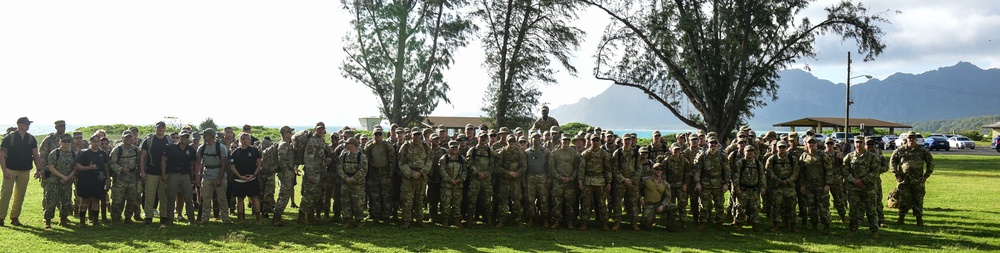 647th CES and DPAA 5-mile ruck march