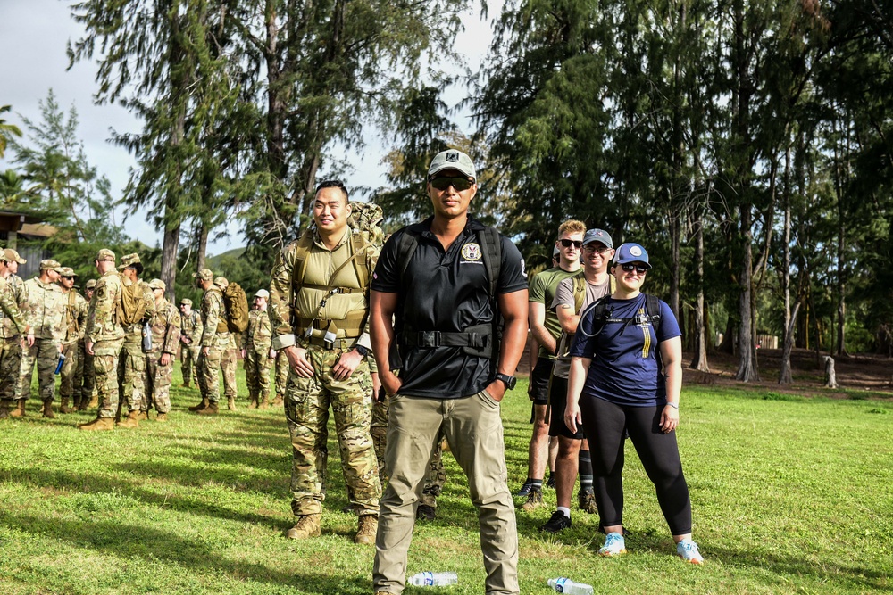647th CES and DPAA 5-mile ruck march