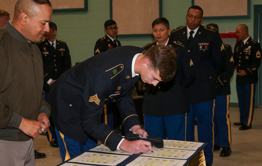 385th Military Battalion welcomes new Noncommissioned Officers