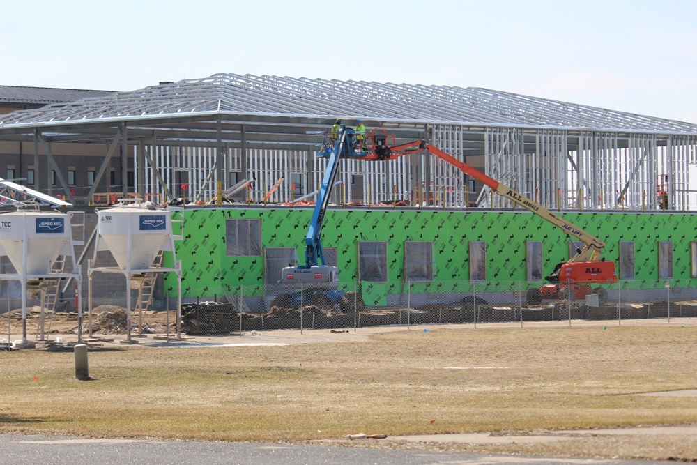 March 2023 construction operations of $11.96 million transient training brigade headquarters at Fort McCoy
