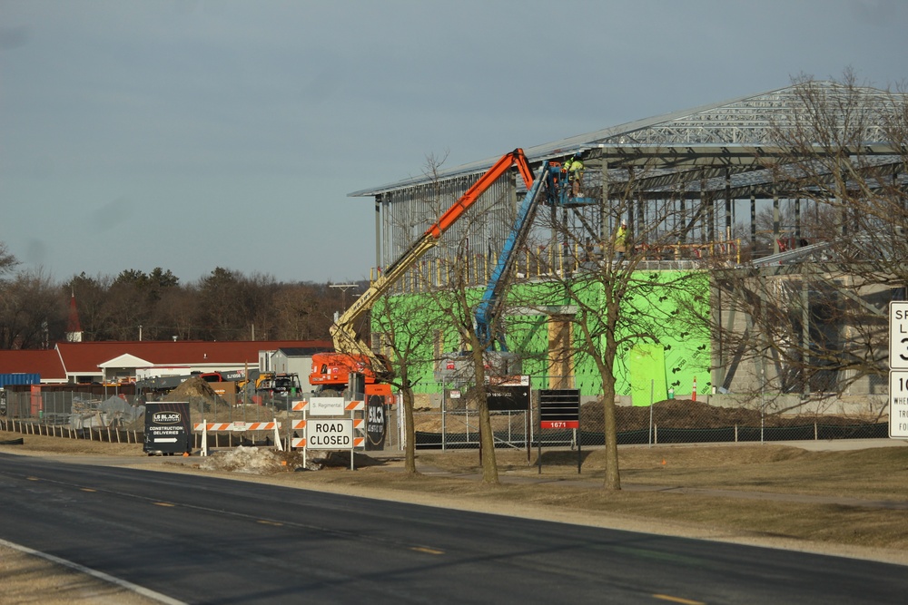 March 2023 construction operations of $11.96 million transient training brigade headquarters at Fort McCoy