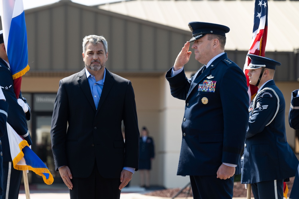 President Abdo visits Hurlburt, AFSOC