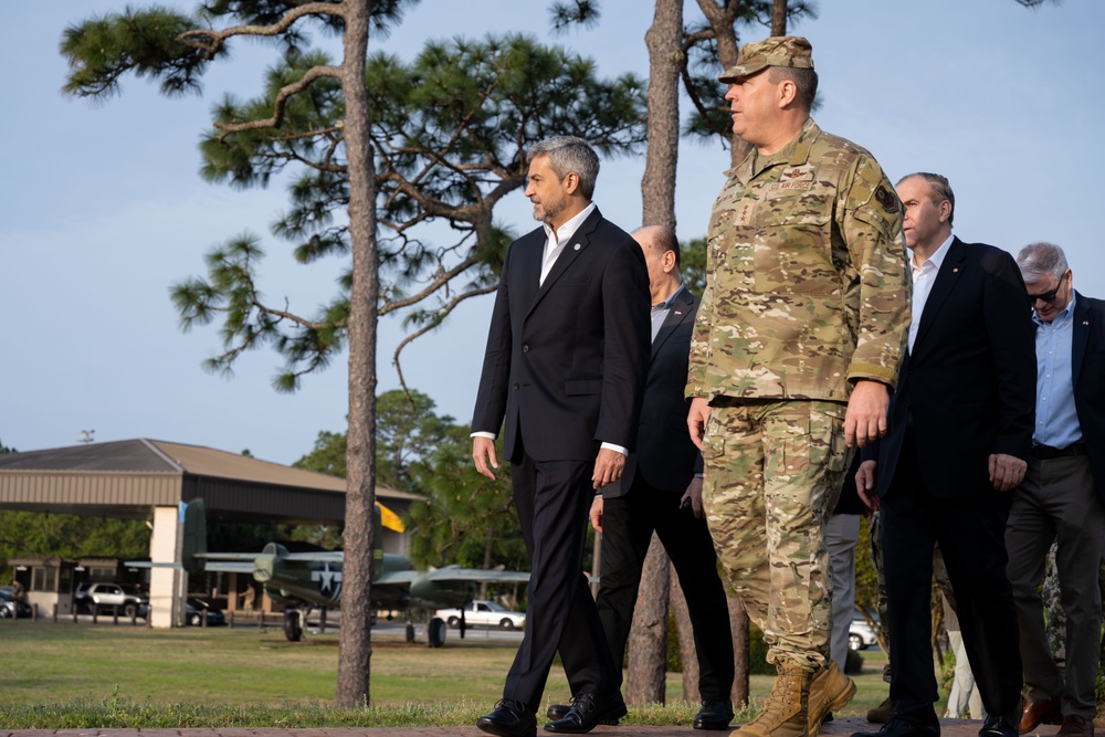 President Abdo visits Hurlburt, AFSOC