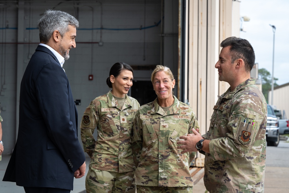 President Abdo visits Hurlburt, AFSOC